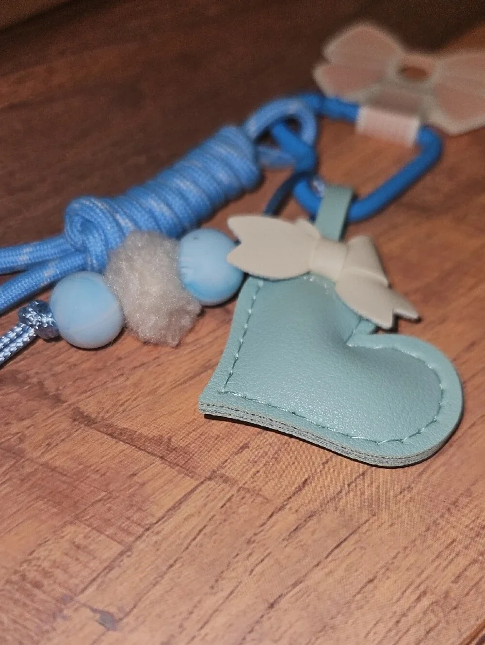 Pastel Heart Charm Keychains New